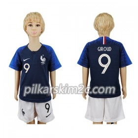 Koszulka Francja Giroud 9 Dziecięca Główna Mistrzostwa Świata 2018 - Koszulki Piłkarskie